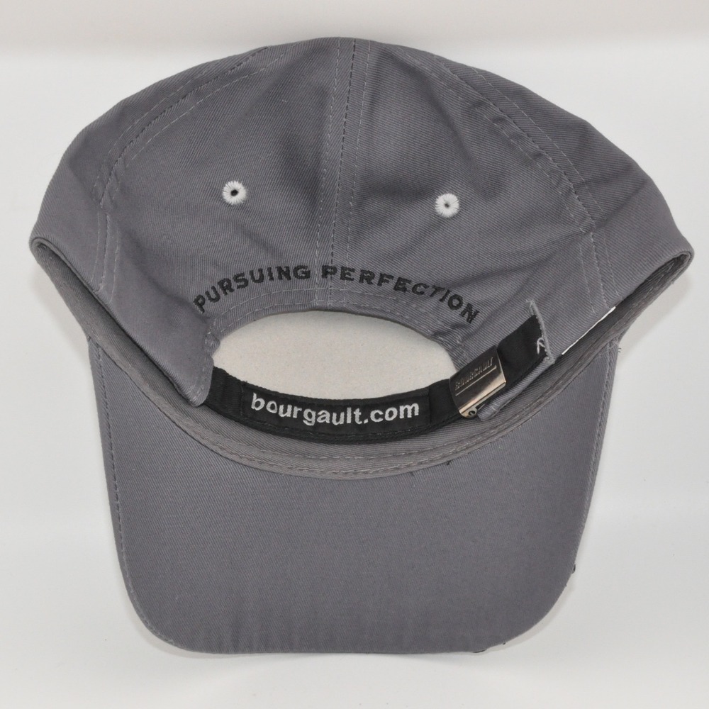 Bourgault Hat OSFM Grey Excellent Service Tech Embroidered Adjustable Cap - Picture 3 of 5